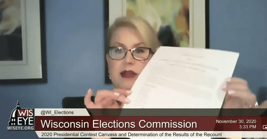 Elections commission chair warns against betting on Wisconsin elections